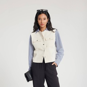Women's Textured Vest with Pocket - A New Day™ - 1 of 4