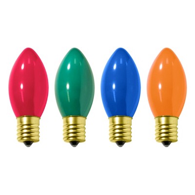 Photo 1 of 4PC Replacement Light Bulbs Red/Green/Blue - Wondershop