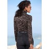 Women's Animal Print Fitted Turtleneck Top - LASCANA - 3 of 4