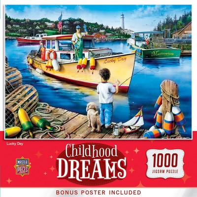 MasterPieces Childhood Dreams Lucky Days 1000 Piece Jigsaw Puzzle by Dan Hatala