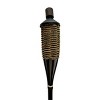 Patio Essentials 60.04" Woven Rope Bamboo Outdoor Torch Natural Wood/Black - 2 of 2
