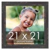 PosterPalooza | Square Shabby Chic Black Picture Frame - UV Acrylic, Foam Board Backing, Hanging Hardware - 2 of 4