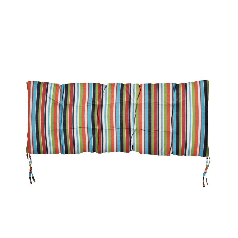 37" x 17" x 2" Sunbrella Canvas Tufted Outdoor Bench Cushion - Sorra Home, 1 of 6