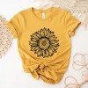 Simply Sage Market Sunflower Short Sleeve Tee - 2 of 4
