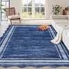 Coucheta Modern Kitchen Runner Rug Non-Slip Stain Resistant Washable Low Pile Floor Mat for Bathroom Bedroom Entryway,Multi-Color & Size - 2 of 4