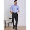 INSPIRE CHIC Men's Long Sleeve Point Collar Long Sleeve Patterned Shirt - 2 of 4