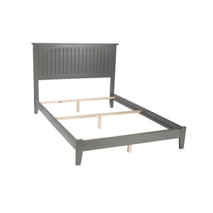 Traditional Bed - Full Size Grey Cottage Style with Turbo Charger - Seaside & Mountain Retreat - 1 of 1