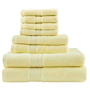 BAGOKIE 8pc 800GSM Cotton Towel Set - 1 of 4