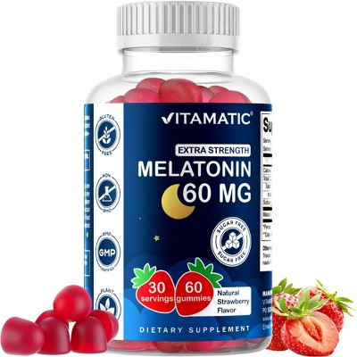 Sugar Free Melatonin 60mg - 60 Gummies