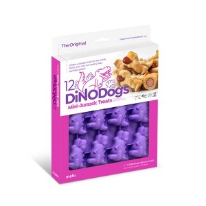 Mobi 12 Pigs in a Blanket Silicone Snack Mold, Dino Dogs - 1 of 4