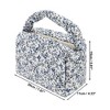 Unique Bargains Women's Floral Handheld Travel Makeup Bag 1 Pc - 2 of 3