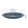 Unique Bargains Home Garden Office PP Resin Plant Saucer 4 Pcs - 2 of 4