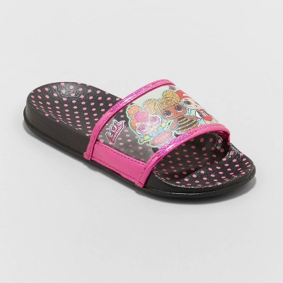 girls slip on sandals