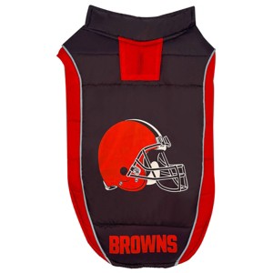 NFL Cleveland Browns Pets Puffer Vest - 1 of 4