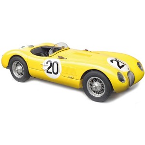 Jaguar C-Type #20 R. Laurent, C. de Tornaco 24H of Le Mans France (1953) Ltd Ed 1,000 pcs 1/18 Diecast Model by CMC - 1 of 4