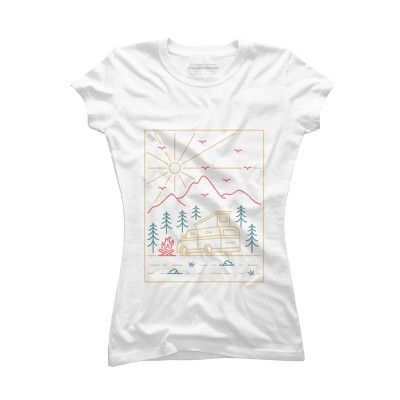 Junior's Design By Humans Camper 2 By VEKTORKITA T-Shirt