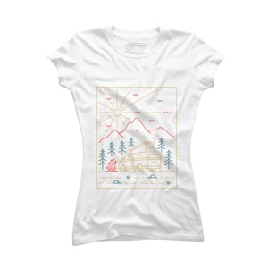Junior's Design By Humans Camper 2 By VEKTORKITA T-Shirt - 1 of 3