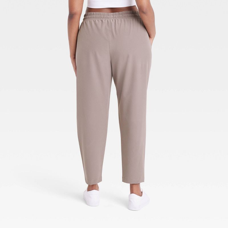 Women's Stretch Woven High-Rise Taper Pants - All In Motion™, 5 of 13