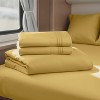 Nestl RV Queen Sheets, Super Soft 4PC Microfiber Sheet Set for Camper, Short Queen Sheets - 2 of 4