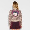 Women's Betty Boop Leopard Graphic Cardigan - Brown - 3 of 3