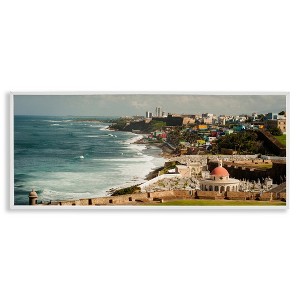 Stupell Industries Old San Juan Puerto Rico Coastal Landscape Photography, 30" x 13" - 1 of 4