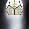 Urban Ambiance Luxury Mid-Century Modern Modern Pendant Light,  18-1/2" x 12",  Olde Bronze Finish, UHP2850 - 4 of 4