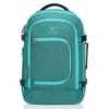 Hynes Eagle 40L Travel Backpack + Fanny Pack-Teal Green - 2 of 4