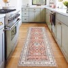Washable Area Rugs for Living Room Vintage Floral Rug Soft Non Shedding Throw Rugs Stain Resistant Carpet - 3 of 4
