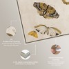 Art Remedy Golden Butterflies Classic Elegant Butterfly Wall Art Framed - 4 of 4