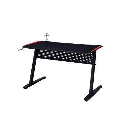 Dragi Gaming Desk with USB Port Black/Red - Acme Furniture