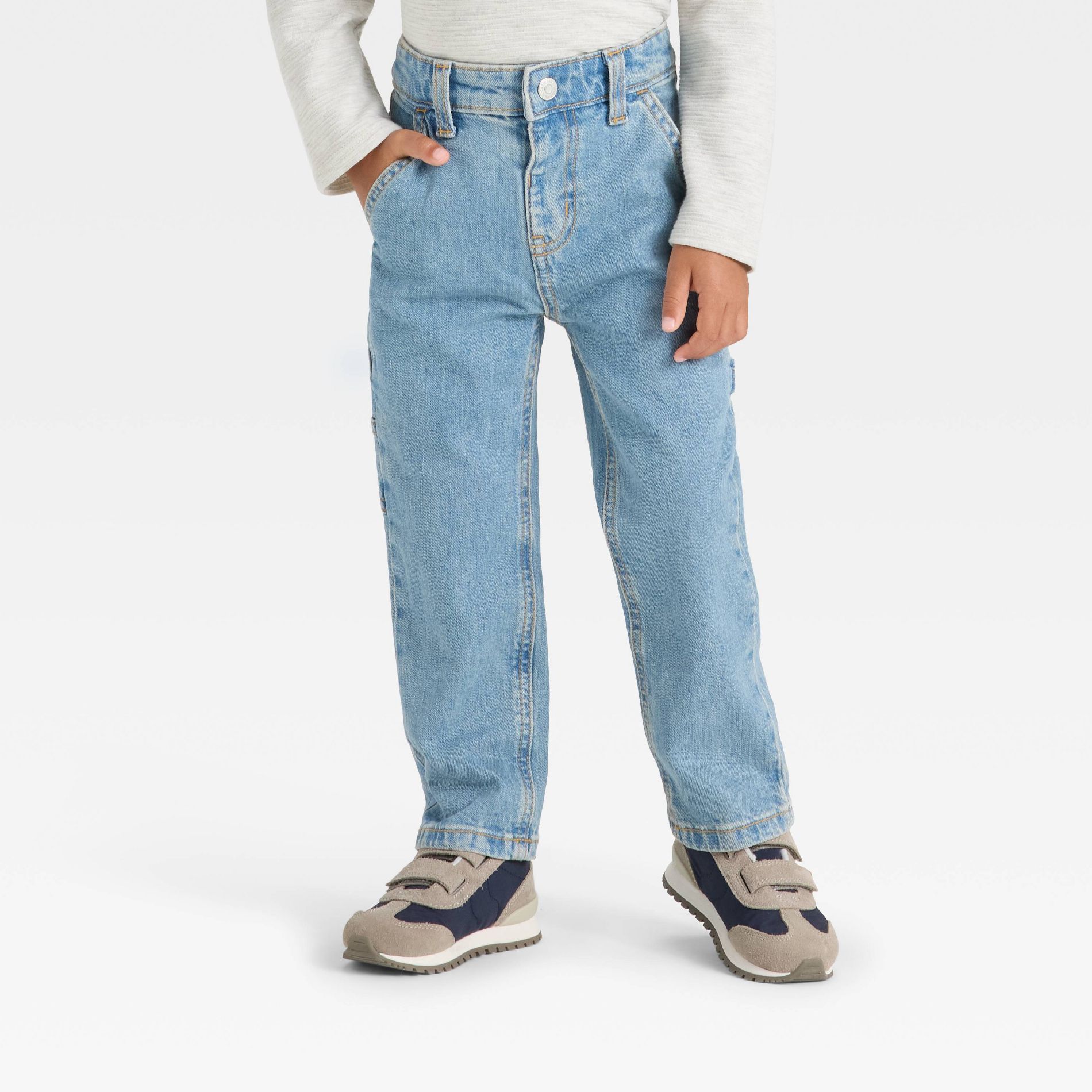 Toddler Boys' Denim Pants - Cat & Jack™ Medium Wash