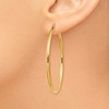 Black Bow Jewelry 2mm, 14k Yellow Gold Classic Round Hoop Earrings, 45mm (1 3/4 Inch) - 3 of 4