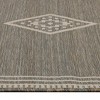 5' x 7' Six Diamond Outdoor Rug Linen - Threshold™: Woven Polypropylene & Polyester, Hose Clean, Traditional Style - 2 of 4