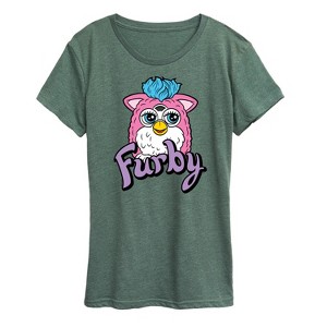 Women's - Furby - Furby With Logo Short Sleeve Graphic T-Shirt - 1 of 4