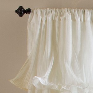 Lush Décor Nerina Window Panel Single Ivory 54x84 - 1 of 4