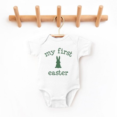 The Juniper Shop Bunny First Easter Baby Bodysuit