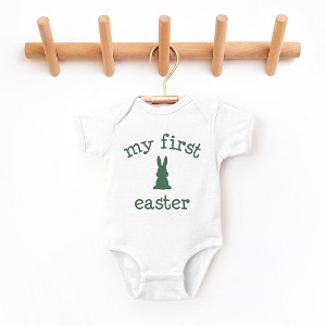 The Juniper Shop Bunny First Easter Baby Bodysuit - 1 of 2