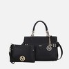 MKF Collection Tenna Vegan Leather Women’s Satchel Bag 2-Piece Set by Mia K - 2 of 2