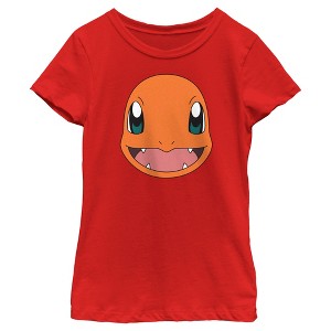 Girl's Pokemon Charmander Smile T-Shirt - 1 of 4