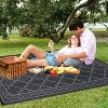 Acekool Outdoor Rug, Waterproof Reversible Easy Care Patio Mat, Lightweight Portable Carpet for RV, Camping, Deck, Balcony - 2 of 4
