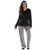 Just Love Ultra-Soft Womens Pajama Pant Set with Matching Socks with Sayings / Christmas Pajamas - 2 of 4