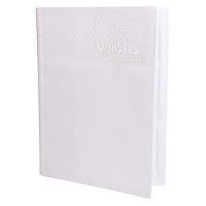 Monster Binder - 9 Pocket Trading Card Album - Holofoil White w White Pages - Holds 360 Yugioh  Magic  and Pokemon Cards - 1 of 3