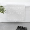 J&V TEXTILES Shower and Bathtub Mat, 36x17, Long Double Foam Bath Tub Floor Mats with Suction Cups and Drainage Holes, Machine Washable - 3 of 4