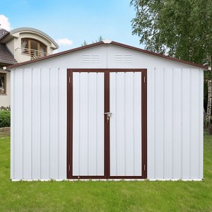 NicBex 10ft�12ft Outdoor Storage Sheds Metal Garden Sheds for Garden Tools, Bikes, Durable and Weather-Resistant - 1 of 4