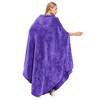 Catalonia Fleece Wearable Blanket for Adult Women Men, Travel Wrap Blanket Cape with Pocket |Warm, Soft, Cozy, Snuggly, Comfort Gift, No Sleeves - 4 of 4