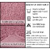 Fantasia Bath Rug Bathroom Rugs Set, Washable Rug, Extra Soft and Absorbent bath Rug, Bath Mat Set, Bath Floor Mat Non-Slip, 2 Pcs Set(M+L), Pink - 4 of 4