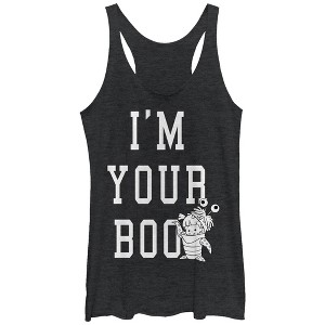 Women's Monsters Inc I'm Your Boo Racerback Tank Top - 1 of 3