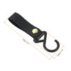 Unique Bargains PU Leather Strap Outdoor Camping Plastic S Shelf Hooks and Hangers - 2 of 4