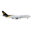 Boeing 747-400F Commercial Aircraft "UPS Worldwide Services" White with Brown Tail 1/400 Diecast Model Airplane by GeminiJets - 3 of 3