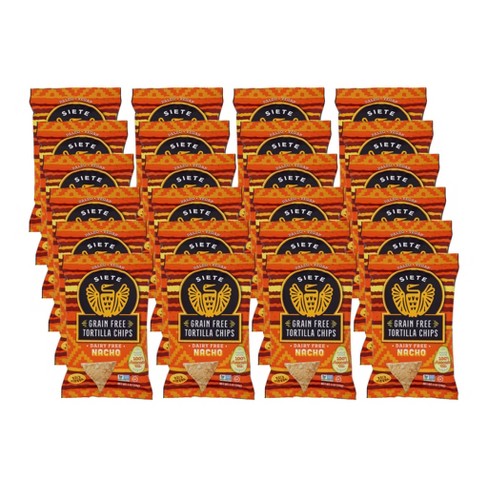 Siete Nacho Grain Free Tortilla Chips - Case Of 24/1 Oz : Target